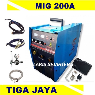 Jual Mesin Las Tiga Jaya MIG 200A Bergaransi Resmi 1 Tahun