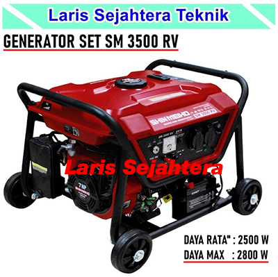 Jual Mesin Genset Shin Meiho SM 3500 RV Bergaransi Resmi