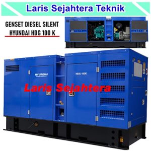 Jual Mesin Silent Genset Hyundai HDG 100 Bergaransi Resmi