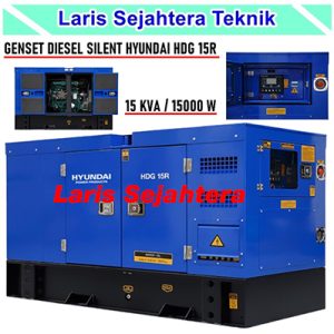 Jual Mesin Silent Genset Hyundai HDG 15R Bergaransi Resmi