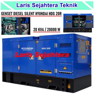 Jual Mesin Silent Genset Hyundai HDG 20R Bergaransi Resmi