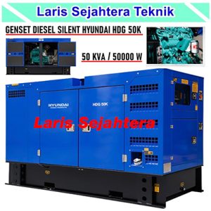Jual Mesin Silent Genset Hyundai HDG 50K Bergaransi Resmi
