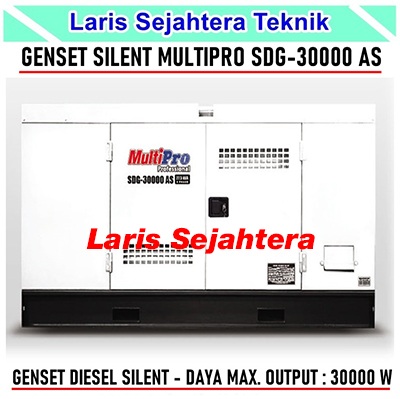 Jual Silent Genset MultiPro SDG-30000 AS Bergaransi Resmi