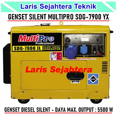 Jual Silent Genset MultiPro SDG-7900 XY Bergaransi Resmi