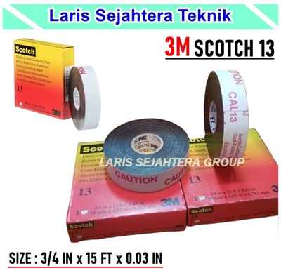 Jual Isolasi 3M Elektrikal Semi Konduktor Scotch 13 Berkualitas