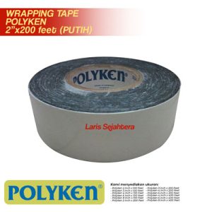 Jual Wrapping Tape Polyken Putih 2 Inch x 200 Feet Berkualitas