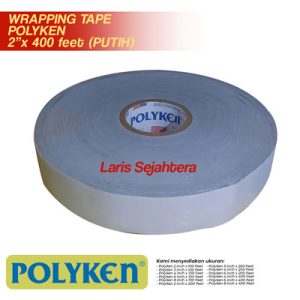Jual Wrapping Tape Polyken Putih 2 Inch x 400 Feet Berkualitas