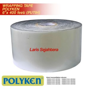 Jual Wrapping Tape Polyken Putih 6 Inch x 400 Feet Berkualitas