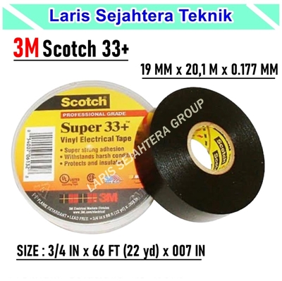 Jual Isolasi Elektrik 3M 33+ Vinyl Tape Berkualitas