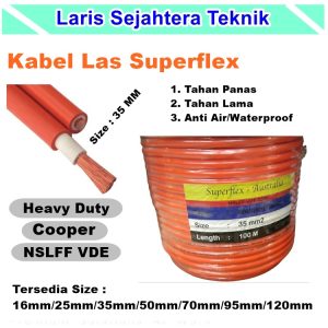 Jual Kabel Las Superflex 35mm 100 Meter Berkualitas