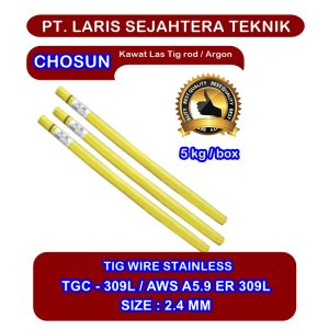 Jual Kawat Las Argon TIG Chosun TGC-309L 2.4mm Berkulitas