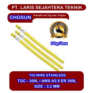 Jual Kawat Las Argon TIG Chosun TGC-309L 3.2mm Berkulitas