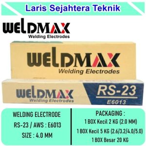 Jual Kawat Las Weldmax RS-23 – 4.0mm Berkualitas