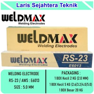 Jual Kawat Las Weldmax RS-23 – 5.0mm Berkualitas