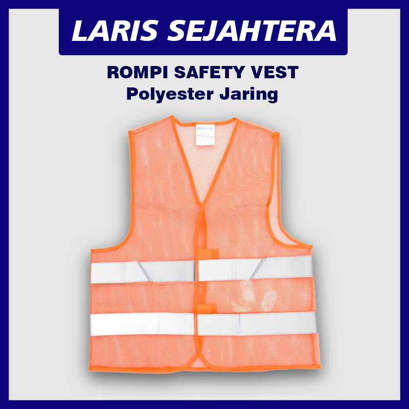 Jual Rompi Safety merah Jaring scotlite Berkualitas