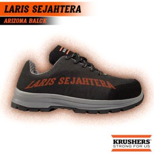 Jual Sepatu Safety Krusher Arizona Black Berkualitas