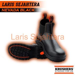 Jual Sepatu Safety Krusher Nevada Black Berkualitas