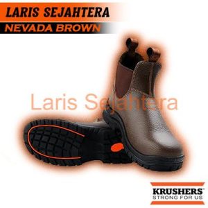 Jual Sepatu Safety Krusher Nevada Brown Berkualitas