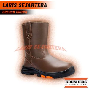 Jual Sepatu Safety Krusher Oregon Brown Berkualitas