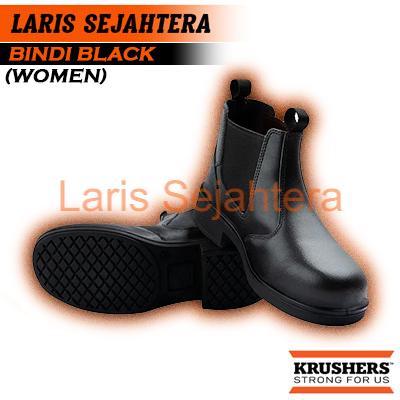 Jual Sepatu Safety Woman Krusher Bindi Black Berkualitas