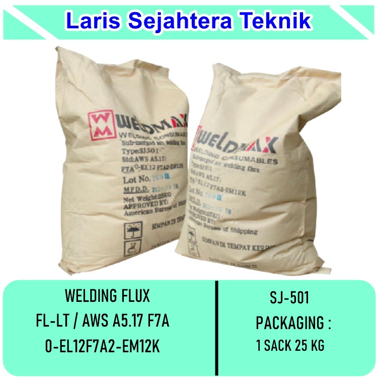 Jual Welding Flux Weldmax SJ-501 1sack Berkualitas