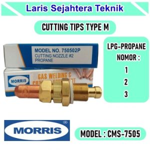 Jual Cutting Tip Type M LPG CMS-7505 Morris No. 1 Berkualitas