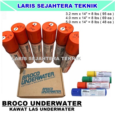 Jual Kawat Las Broco Underwater 3.2 MM UWEZ-1 Berkualitas
