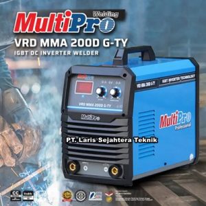 Jual Mesin Las MultiPro VRD MMA 200D G-TY Garansi 1 Tahun